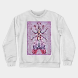 Surreal insects - antlion bride Crewneck Sweatshirt